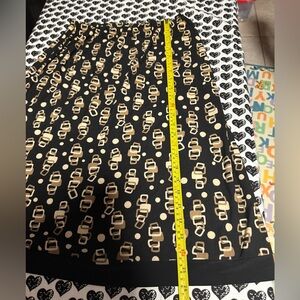 Stylish Black and Cream Skirt size L